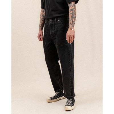 Lomsoe mojave denim jeans washed black