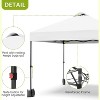 10x10 Pop Up Canopy with Sidewalls, Portable Outdoor Canopy with One Push Setup, Easy Set-Up Waterproof Pop Up Tent for Outdoor Party - 4 of 4