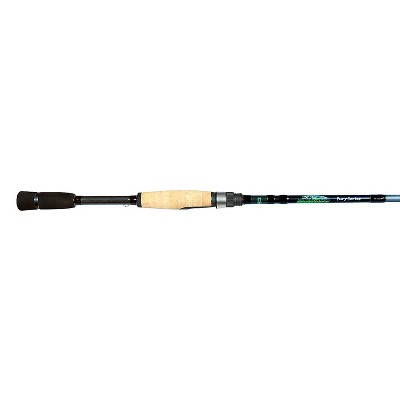 Dobyns Rods FR702SF Fury Series Medium/Light Power Fast Action Spinning Fishing Rod, 7 Feet, Black/Green