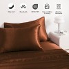 3/4 Pieces Satin Bed Sheet Set, Silky Cooling Soft Sheet Set - NTBAY - 4 of 4