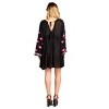 Women's Embroidered Bell Sleeve Dress - PLUS - Velzera - 3 of 3