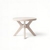 Cross Leg Round Side Table (24in x 24in / 610mm x 610mm) - 3 of 4
