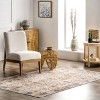 Nuloom Annelle Floral Border Pet Friendly Machine Washable Area Rug, 8' x 10', Beige - 2 of 4