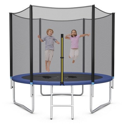 Image of Costway 10 FT Outdoor Trampoline Bounce Combo W/Safety Closure Net Ladder