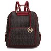 MKF Collection Cora Milan M Signature Trendy Travel Backpack by Mia K - 2 of 4