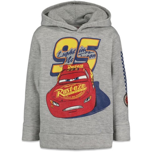 Disney Pixar Cars Lightning Mcqueen Little Boys Fleece Pullover