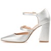 Journee Collection Womens Isadorah Mary Jane Mid Block Heel Square Toe Pumps - 2 of 4