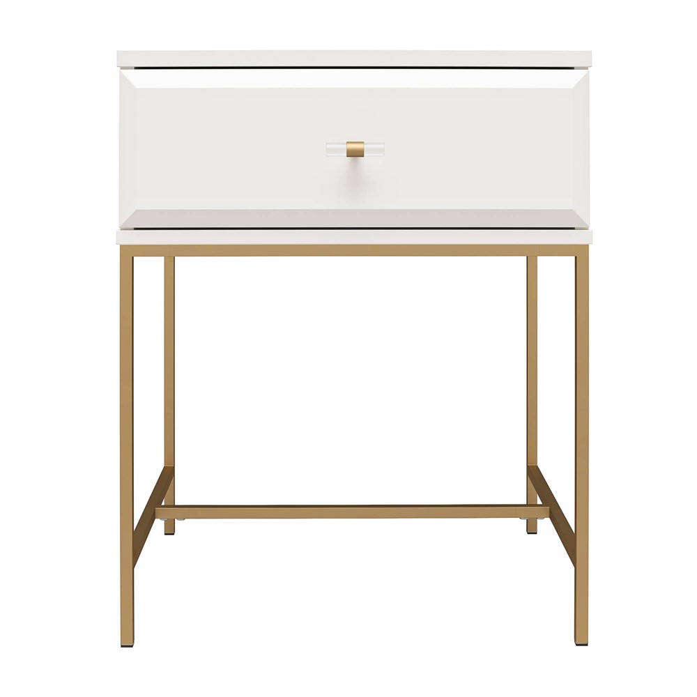 Photos - Storage Сabinet Effie Nightstand White - Mr. Kate