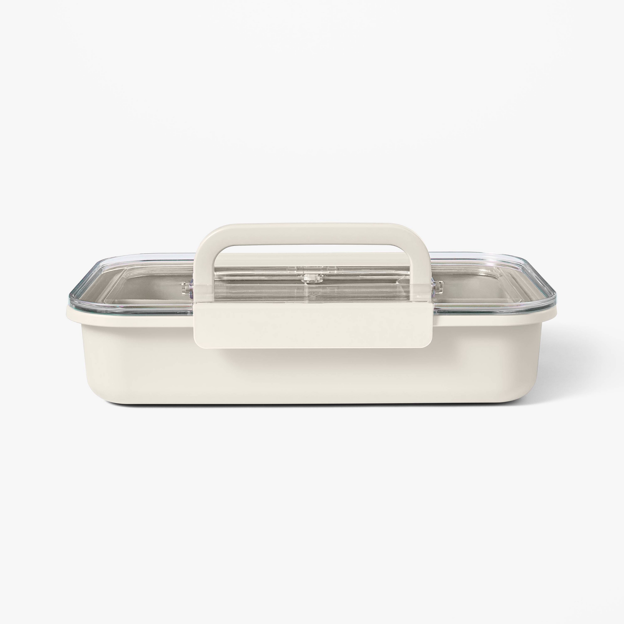 Large Plastic Snacklebox Cream - Figmint™