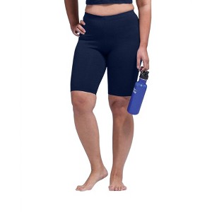 Women's Plus Size Bike Shorts - On The Plus Side - 1 of 2