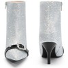 Perphy Women's Rhinestones Pointed Toe Stiletto Heel Glitter Ankle Boots - 2 of 3