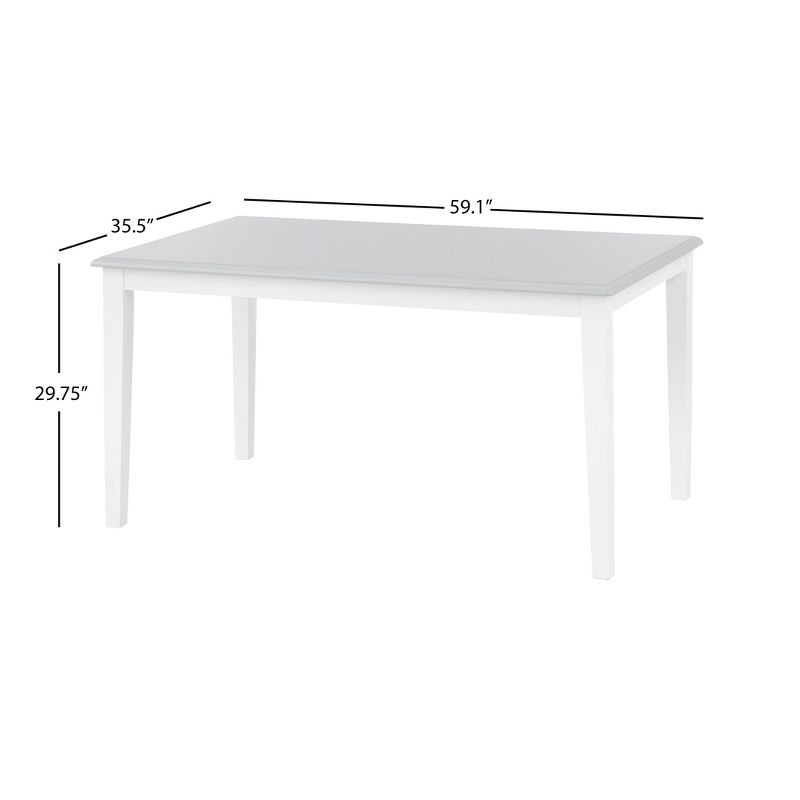 Helena Dining Table White/Gray - Buylateral, 6 of 7