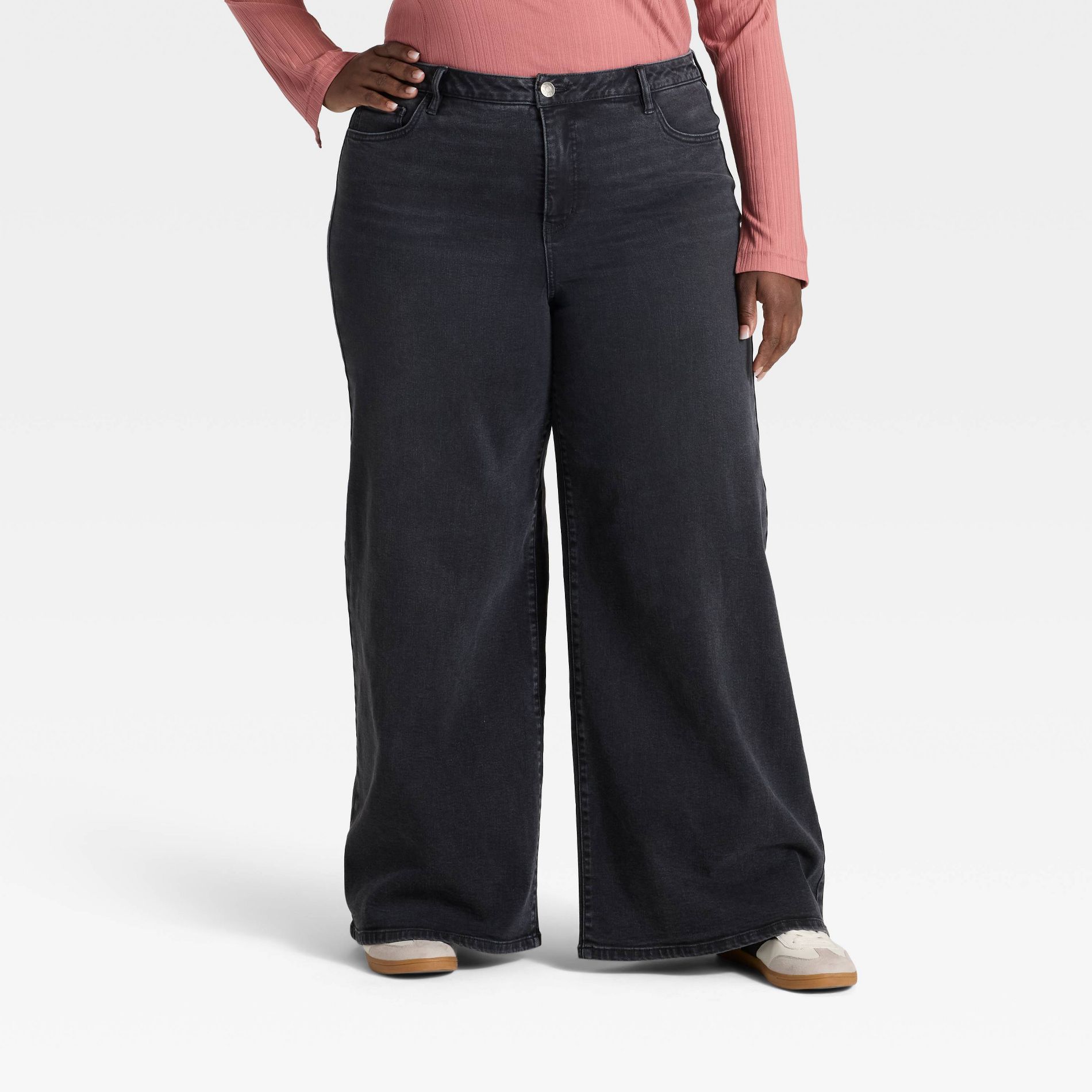 Women's High-Rise Wide Leg Jeans - Ava & Viv™