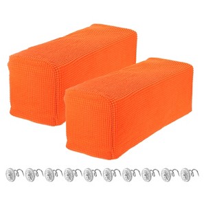 Unique Bargains Breathable Soft Wrinkle Resistant Polyester Armrest Covers - 1 of 4