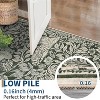 Washable Runner Rug, Modern Tiger Woodcut Hallway Runner, Thin Low Pile Foldable Carpet with Non-Slip Rubber Backing for Kitchen - 4 of 4