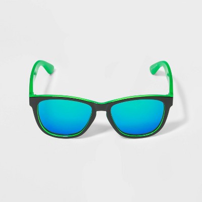 Kids' Wayfair Sunglasses - Cat & Jack™ Black/Green