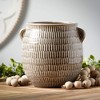 Sullivans 8.25" Hash-Marked Ceramic Urn Vase - 3 of 3