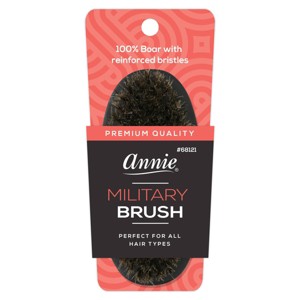 Annie International Easy Style Professional Military Boar Bristle Hair Brush - 1 of 3