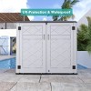 4.43 ft. W x 2.85 ft. D Durable Resin Storage Shed, Weather-Resistant Outdoor Storage Cabinet for Home, Patio and Garage - 2 of 4