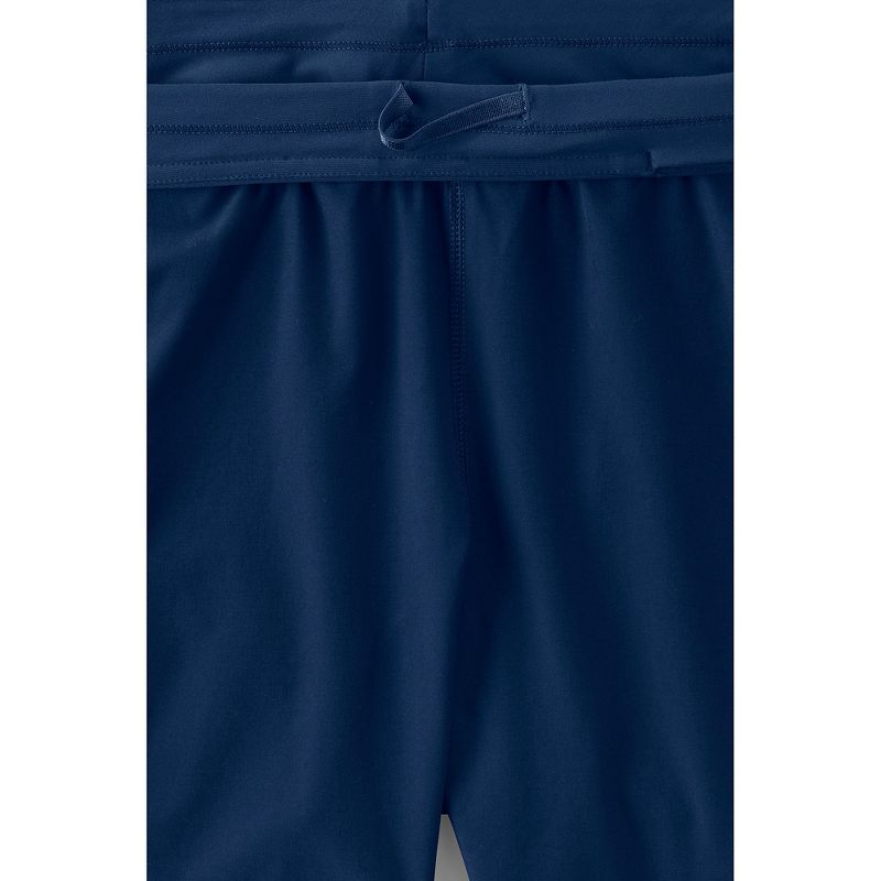Lands' End Women's Long 9" Quick Dry Elastic Waist Modest Board Shorts Swim Cover-up Shorts, 5 of 7