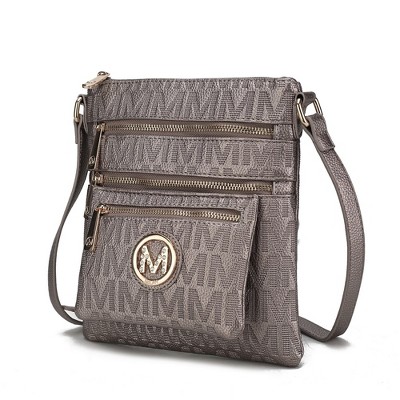 MKF Collection Jessy M Signature Handbag Vegan Leather Women’s Crossbody Bag by Mia K