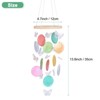 Unique Bargains Outdoor Decorative Seashell Handcrafted Wind Chime 4.7" x 13.8" Colorful 1 Pc - 3 of 4