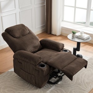Power Lift Recliner Chair for Elderly with Massage & Heat,Electric Reclining Sofa for Living Room, Side Pockets,2 Cup Holders, Comfortable Large Size - 1 of 4