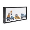 Stupell Industries Construction Vehicles Driving Illustration, 31" x 14" - 3 of 4
