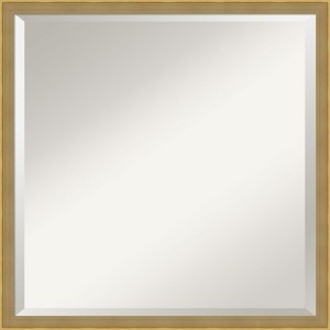 Amanti Art Incline Beveled Wood Framed Bathroom Vanity Wall Mirror - 1 of 4