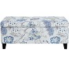 CAVINAS 38.25" Storage Bench, Modern Bench Ottoman with Floral Pattern for Living Room, Bedroom, Entryway - 4 of 4