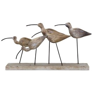 Melrose Wooden Sea Bird Sculpture - 1 of 3