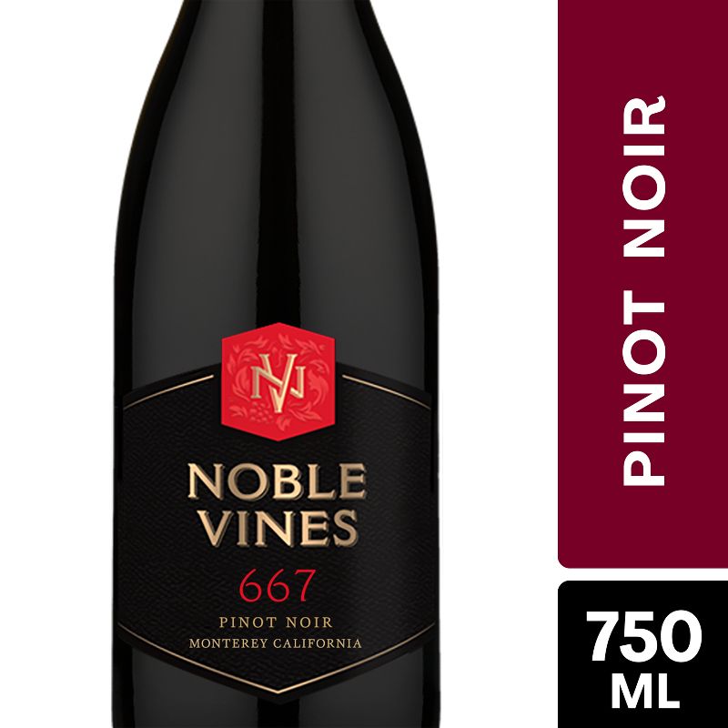 Noble Vines Pinot Noir Red Wine - 750ml Bottle, 3 of 10