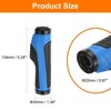 Unique Bargains Rubber Non-Slip Fit 7/8" Handlebar Grips 1 Pair with Hex Wrench 5.28" - 2 of 4