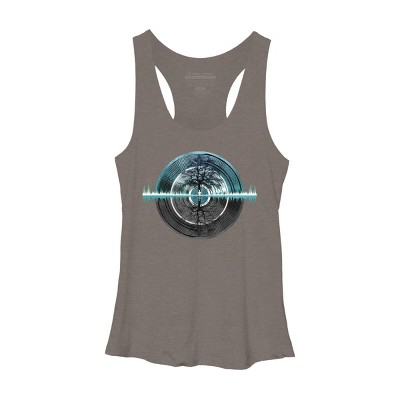 Women's Design By Humans Returning To Silence By Maryedenoa Racerback Tank Top