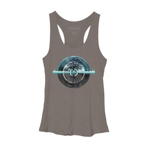 Women's Design By Humans Returning To Silence By Maryedenoa Racerback Tank Top - 1 of 3