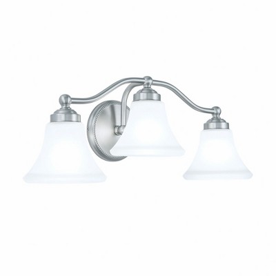 Norwell Lighting Soleil 3 - Light Vanity in  Brush Nickel
