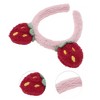 Unique Bargains Girl's Classic Strawberry Headbands 7.87"x8.27"x0.79" 1 Pc - 3 of 3