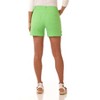 Rekucci Women’s Pull-On Stretch Dress Shorts with Pockets – Stylish & Comfortable Summer Essential - Bright Green, 14 - 3 of 4