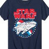 Boys' - Star Wars - Millennium Falcon Americana-Toddler And Youth Short Sleeve Graphic T-Shirt Short Sleeve Graphic T-Shirt - 2 of 4