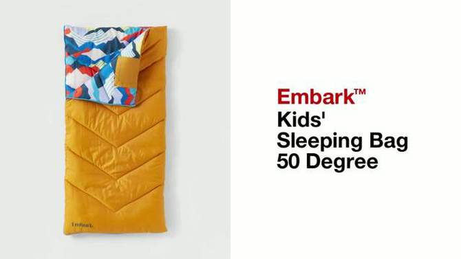 Kids&#39; Sleeping Bag 50 Degree - Embark&#8482;, 2 of 6, play video