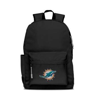NFL Miami Dolphins Campus Laptop Backpack - Black