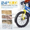 Aukfa 24" Fat Tire Mountain Bike for Kids 10+ - 7-Speed, Dual Disc Brakes, Steel Frame, All-Terrain Bike for Snow, Sand and Trails - 4 of 4