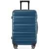 ORRD 28-Inch ABS Hardshell Checked Luggage, Large Suitcase with Spinner Wheels, Lightweight Durable Travel Bag for Men & Women，Inky Blue - 2 of 4