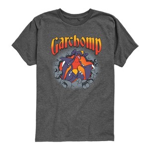 Boys' - Pokémon - Garchomp Rocks Short Sleeve Graphic T-Shirt - 1 of 4