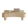 APRILSOUL Lift Top Coffee Table for Living Room 42" - Fluted Panel Hidden Storage, Silent Hydraulic Lift - 4 of 4