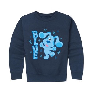 Boys' - Blue's Clues & You! - Toddler And Youth Crewneck Fleece Sweatshirt Graphic Long Sleeve Fleece Sweatshirt - 1 of 4