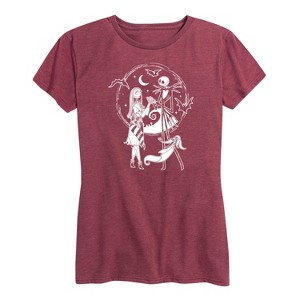 Women's - Nightmare Before Christmas - Jack Sally Zero Short Sleeve Graphic T-Shirt - 1 of 4