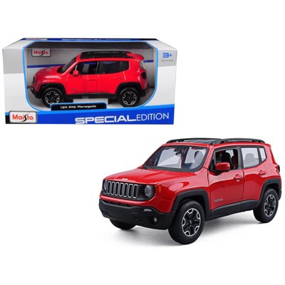 Jeep Renegade Red 1/24 Diecast Model Car by Maisto