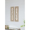3-Dimensional Scroll Wall Art Set – Traditional Decorative Wall Décor for Living Room, Dining Room, Bedroom, Office, Entryway - 4 of 4