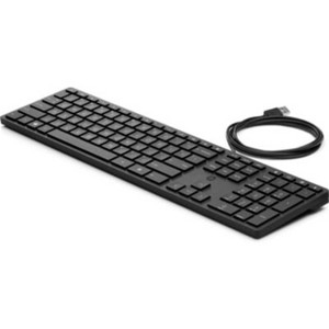 HP Wired Desktop 320K Keyboard 9SR37UT - 1 of 2